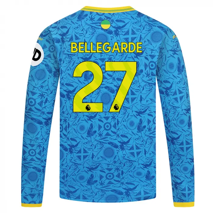 Wolves Fanshop | 2025-26 Wolves Third Shirt – Junior – LS BELLEGARDE 27 Wolves Merchandise Collection
